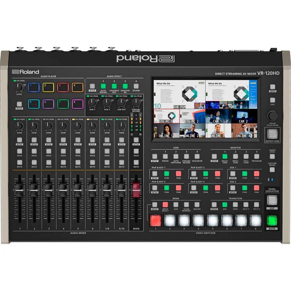 products roland vr 120hd direct streaming av mixer 8478 products roland vr 120hd direct streaming av mixer 8478