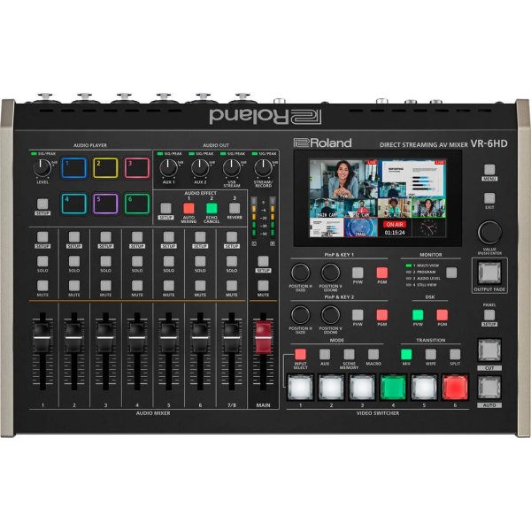 products roland vr 6hd direct streaming av mixer 8350