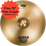 products sabian b8x performance cymbal set 14 16 20 inch with free 18 inch crash a116338