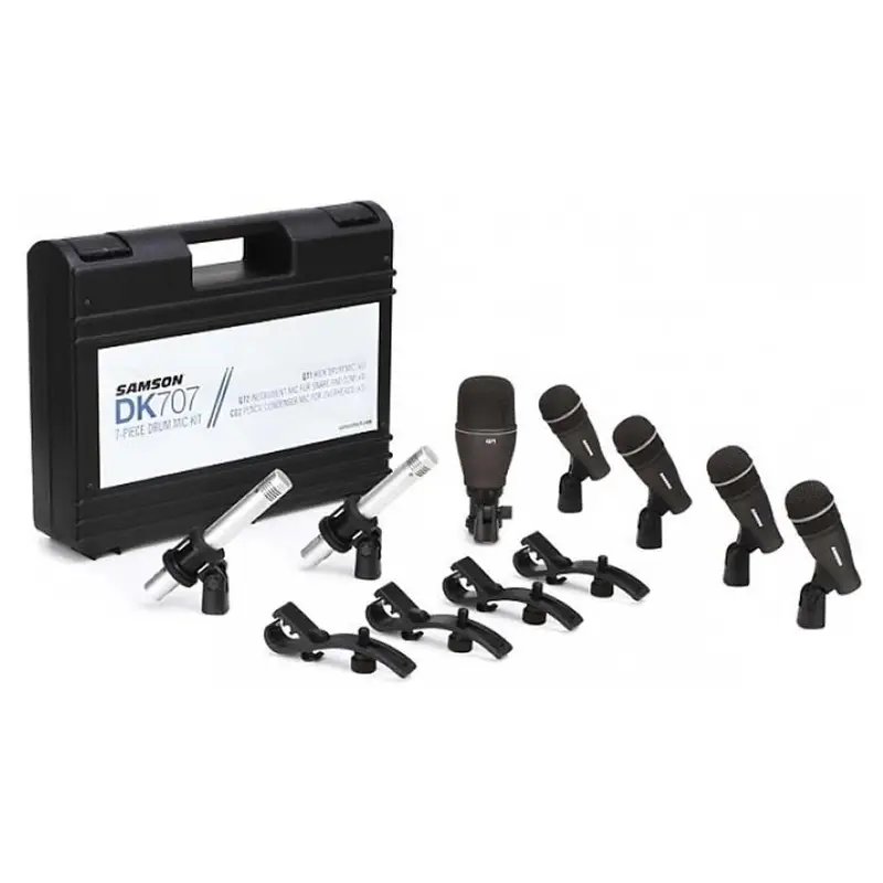 products samson dk707 drum mic 7 piece kit 3323 products samson dk707 drum mic 7 piece kit 3323
