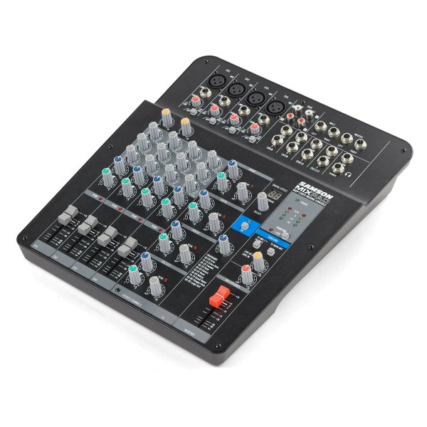 products samson mxp124fx mixpad compact 12 channel analog stereo mixer with effects and usb 3212
