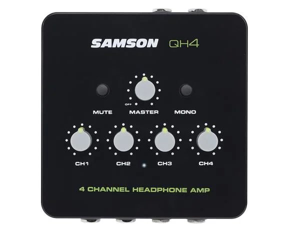 products samson qh4 4 channel headphone amplifier 6255 products samson qh4 4 channel headphone amplifier 6255