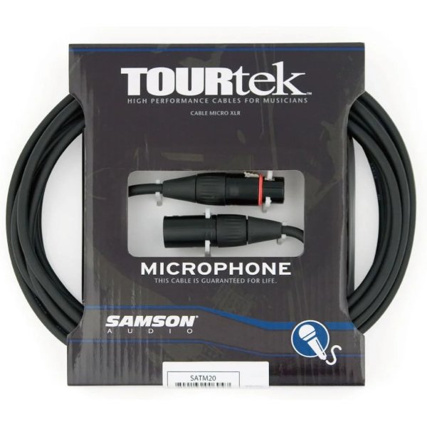 products samson tourtek tm20 6m xlr male to female microphone cables 8305