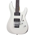 products schecter c6 fr deluxe swht satin white electric guitar 7474