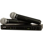 products shure blx288 pg58 dual channel handheld wireless system 2650