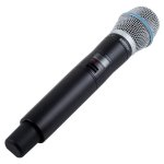 products shure qlxd24 beta 87a handheld wireless system a116116