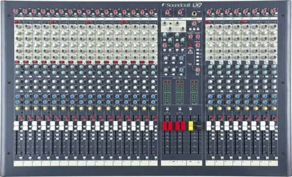 products soundcraft lx7ii 24 24 channel mixer 252