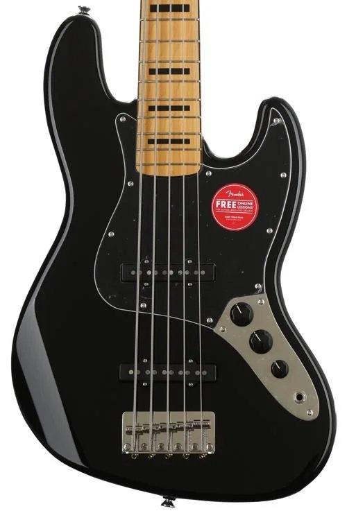 products squier classic vibe 70s jazz bass v string with maple fingerboard black new 2021 7052 products squier classic vibe 70s jazz bass v string with maple fingerboard black new 2021 7052
