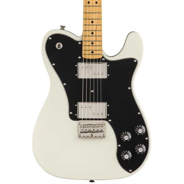 products squier classic vibe 70s telecaster deluxe electric guitar maple fb olympic white 7045
