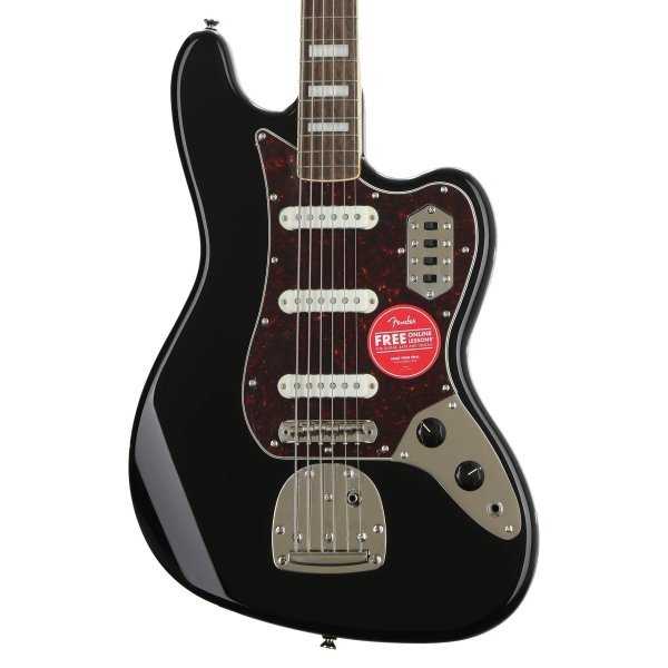 products squier classic vibe bass vi electric guitar laurel fb black 7423