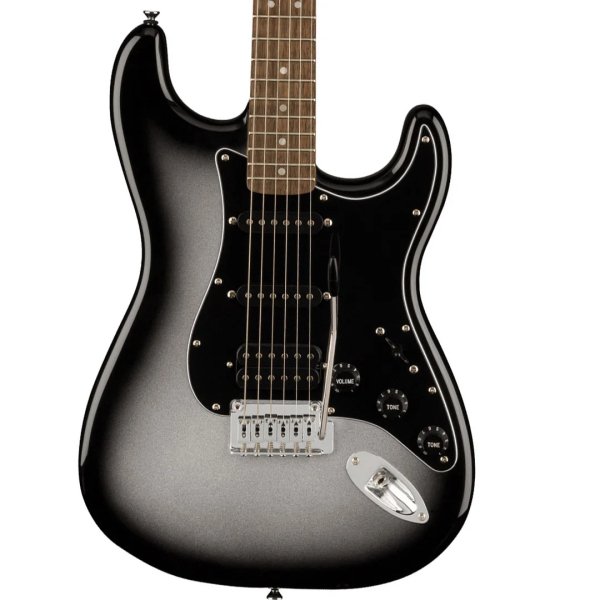products squier fsr affinity stratocaster hss electric guitar laurel fb silverburst 7702