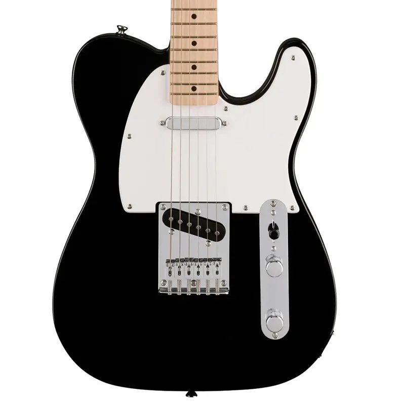 products squier sonic telecaster electric guitar w white pickguard maple fb black 8088 products squier sonic telecaster electric guitar w white pickguard maple fb black 8088