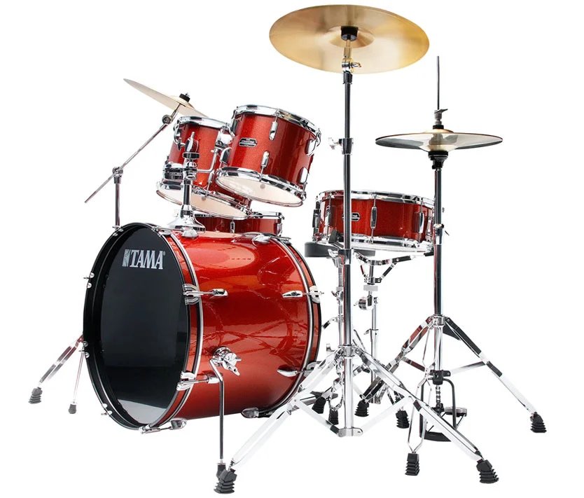 products tama st52h6c scp stagestar 5 piece drum kit with cymbals scorched copper sparkle a116423