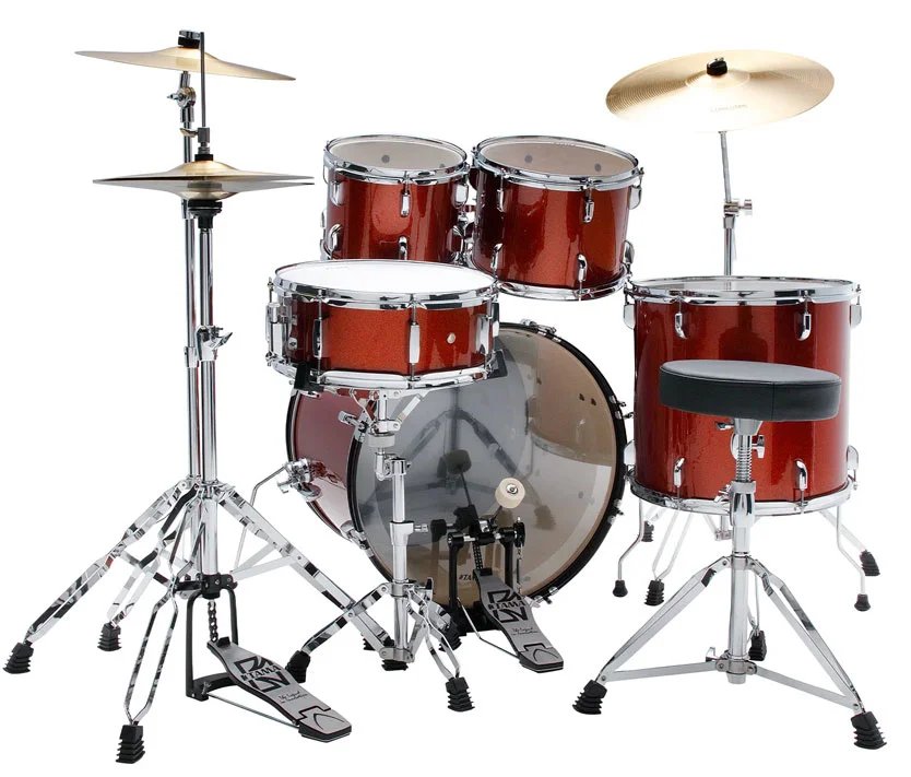 products tama st52h6c scp stagestar 5 piece drum kit with cymbals scorched copper sparkle a116424