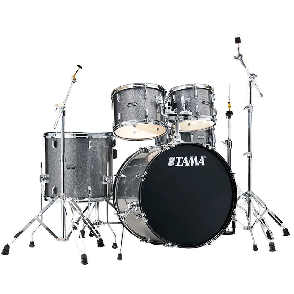 products tama stagestar st52h6 css 5 piece drum set without cymbals cosmic silver sparkle 8482