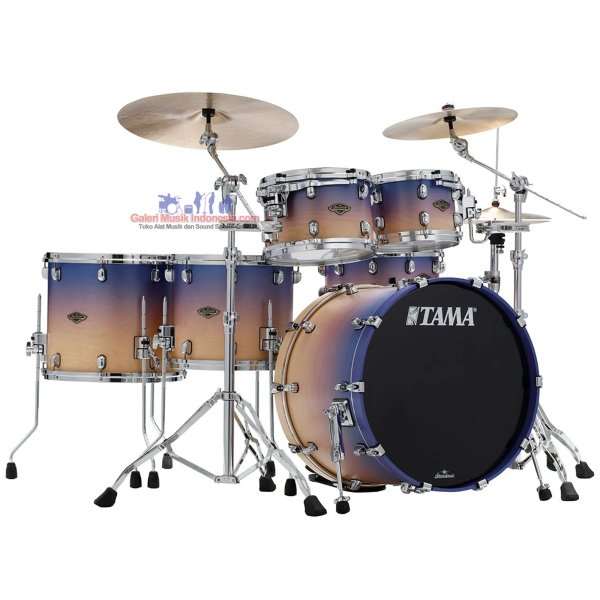 products tama starclassic walnut birch wbs52rzs saf 6 piece drum kit purple atmosphere fade 5690