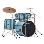 products tama superstar hyperdrive maple mk52hzbns pbm 5 piece drum set pale blue mist 9999