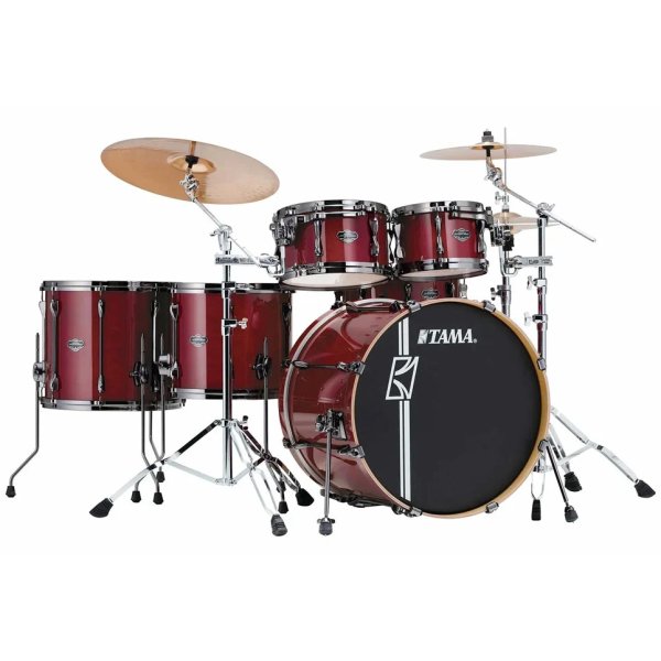 products tama superstar hyperdrive maple ml62hzbns ccw 6 piece drum set classic cherry wine 10005