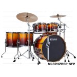 products tama superstar hyperdrive ml62hzbsp sfp limited 6 piece drum kit sunset fade lacebark pine 9222
