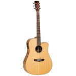 products tanglewood twjd ce dreadnought cutaway solid canadian red cedar top acoustic electric guitar w bag 7472