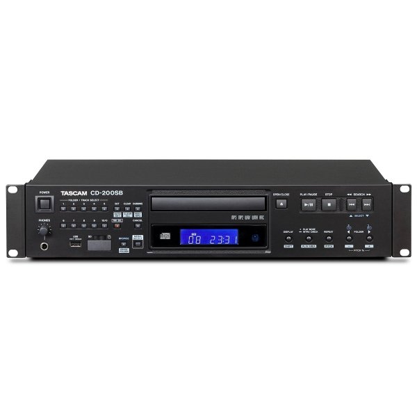 products tascam cd 200 sb professional cd sd and usb rackmount player 2016
