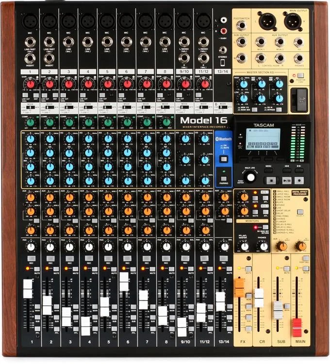 products tascam model 16 multi track live recording console 6174 products tascam model 16 multi track live recording console 6174