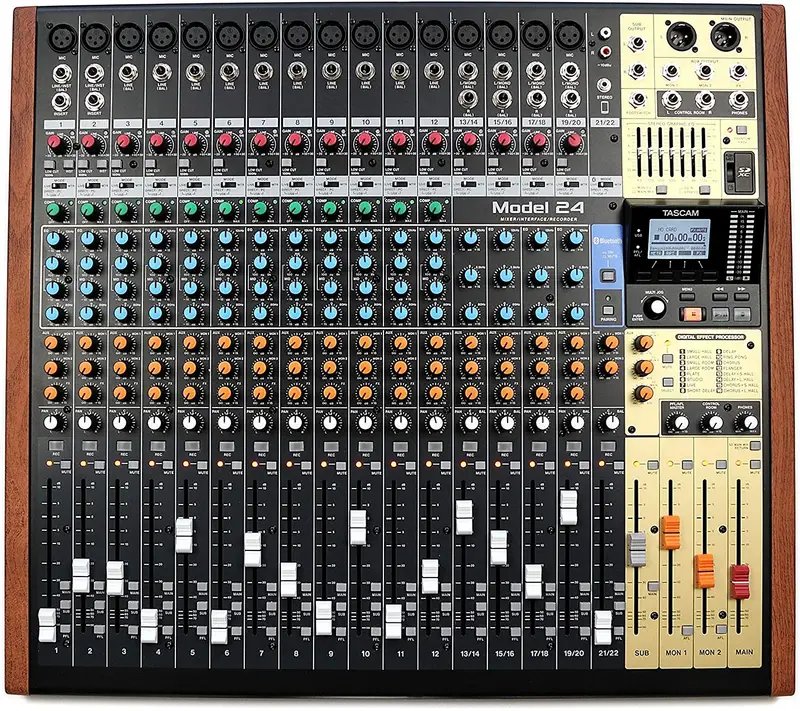 products tascam model 24 multi track live recording console 6173 products tascam model 24 multi track live recording console 6173