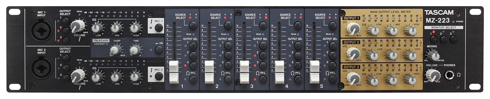 products tascam mz 223 5 channel rackmount multizone mixer 6177 products tascam mz 223 5 channel rackmount multizone mixer 6177