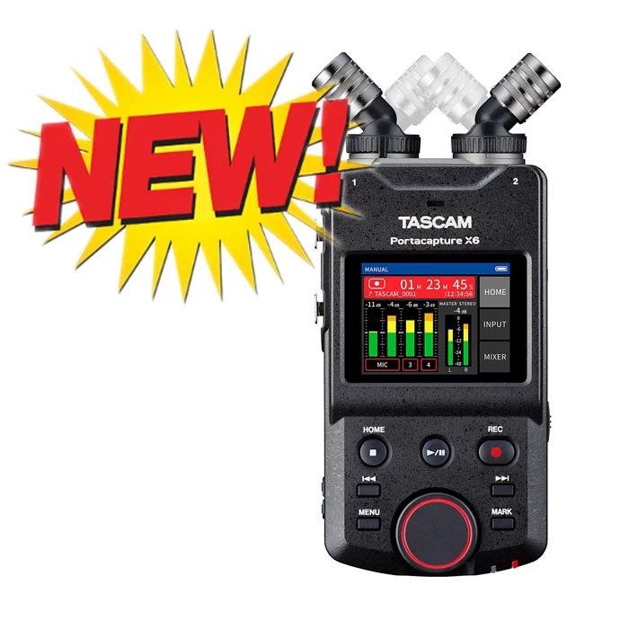 products tascam portacapture x6 high res multitrack handheld recorder 7830 products tascam portacapture x6 high res multitrack handheld recorder 7830