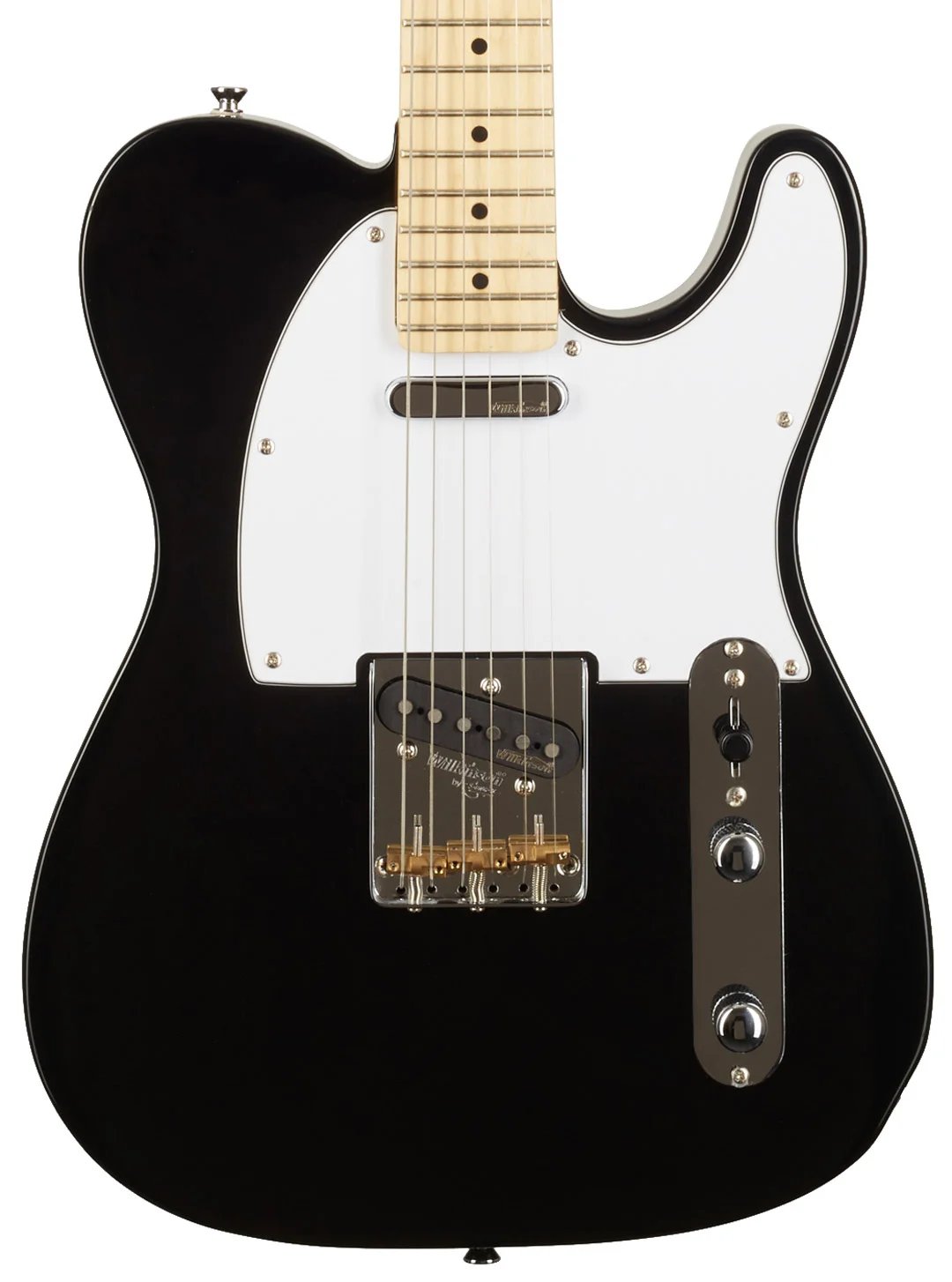 products vintage v75bk reissued electric guitar gloss black 9130