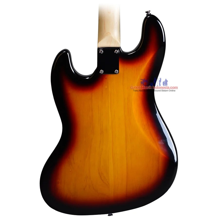 products vintage vj74mssb sunset sunburst electric bass a79913