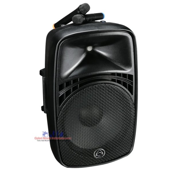 products wharfedale pro ez 12a 100w portable pa system with 2 wireless microphone and bluetooth 5633