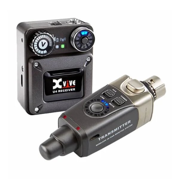 products xvive u4 in ear monitor wireless system gray 8943