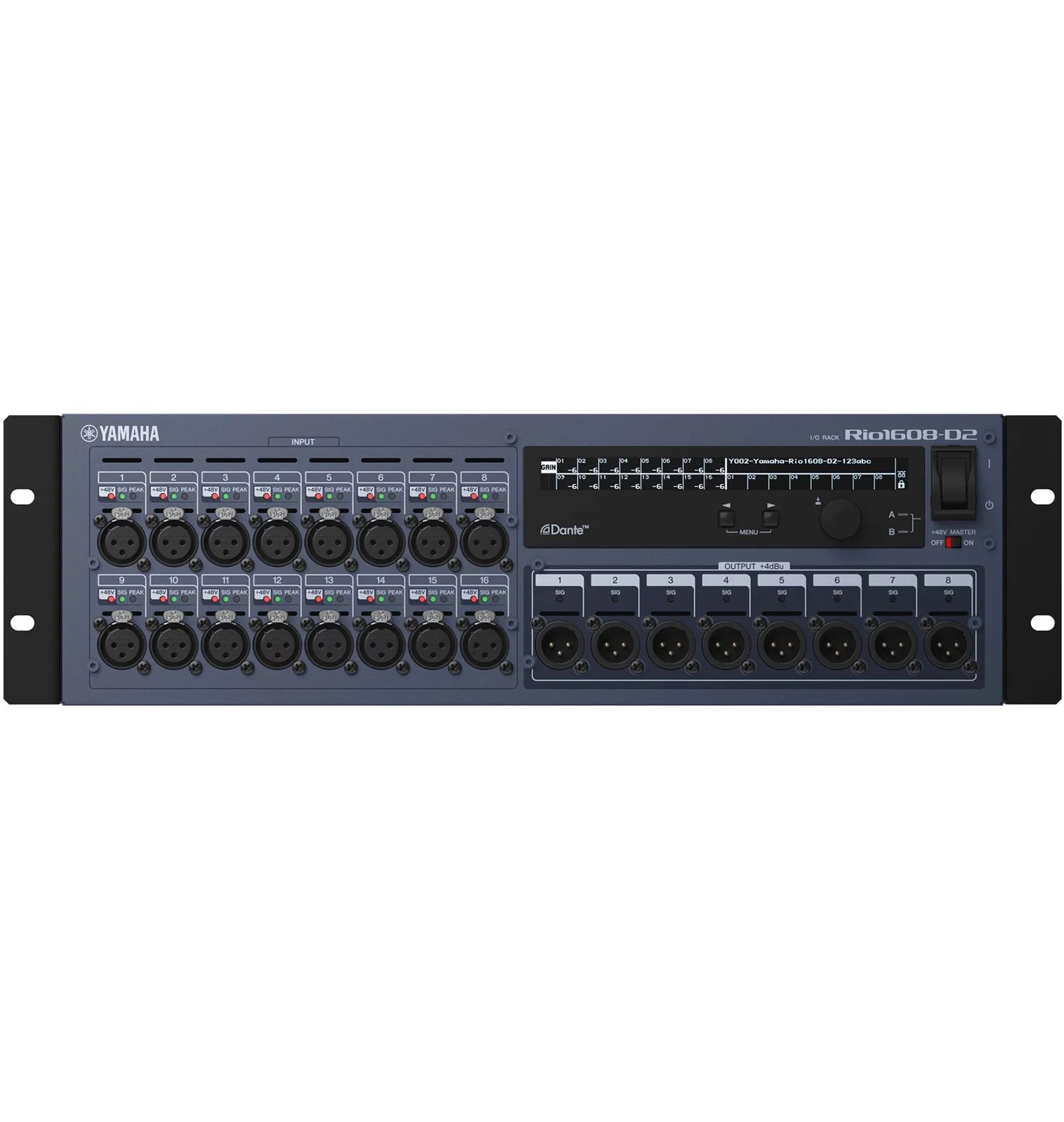 products yamaha rio1608 d2 16 input and 8 output dante stage box 8770 products yamaha rio1608 d2 16 input and 8 output dante stage box 8770