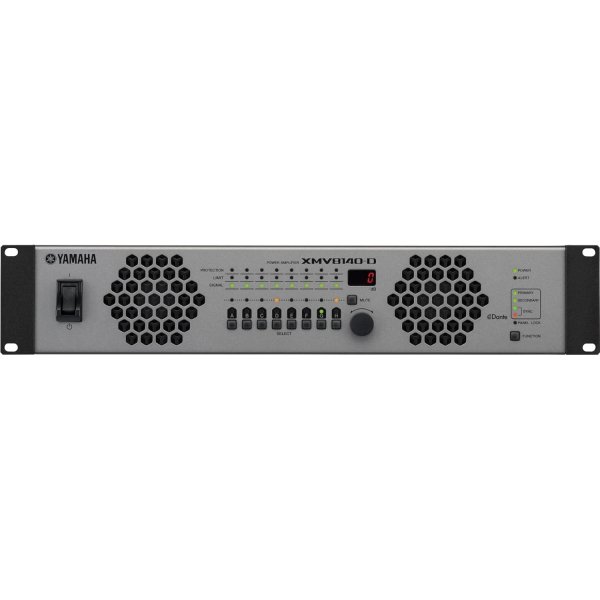 products yamaha xmv8140d 8 channel 140 watt power amplifier with dante 8789