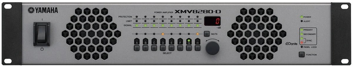products yamaha xmv8280d 8 channel 280 watt power amplifier with dante 8790 products yamaha xmv8280d 8 channel 280 watt power amplifier with dante 8790