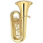 products yamaha ybb 105 bb tuba 3 valves gold lacquered 9263