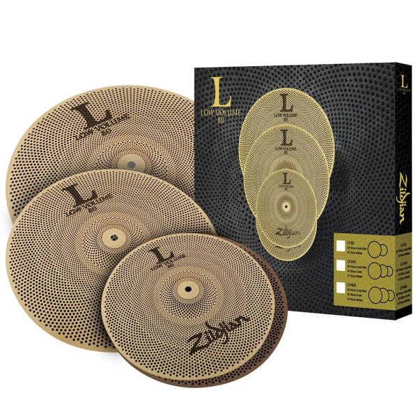 products zildjian low volume lv348 3 cymbal set 3681