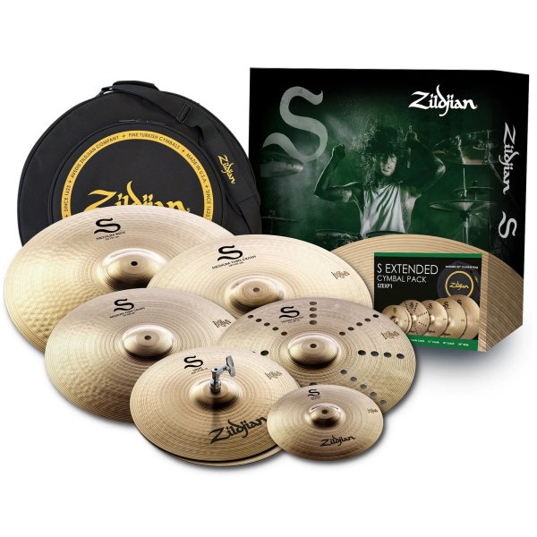 products zildjian szexp1 s series extended 6 piece cymbal pack 9837