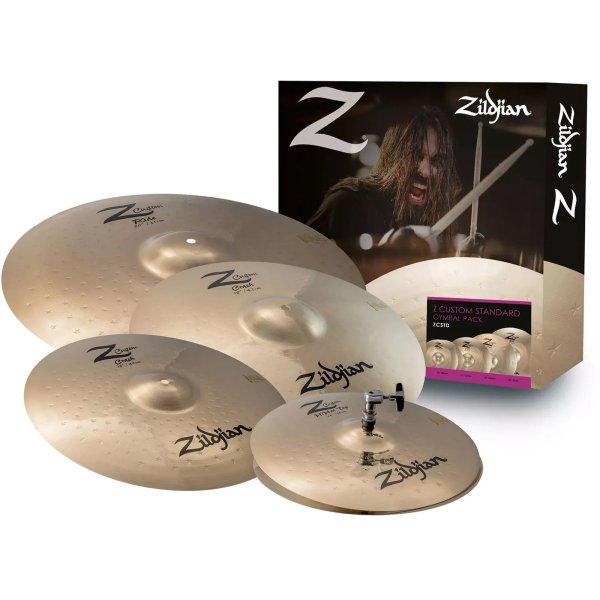 products zildjian zcstd z family custom standard 14 16 18 20 cymbal pack 9836