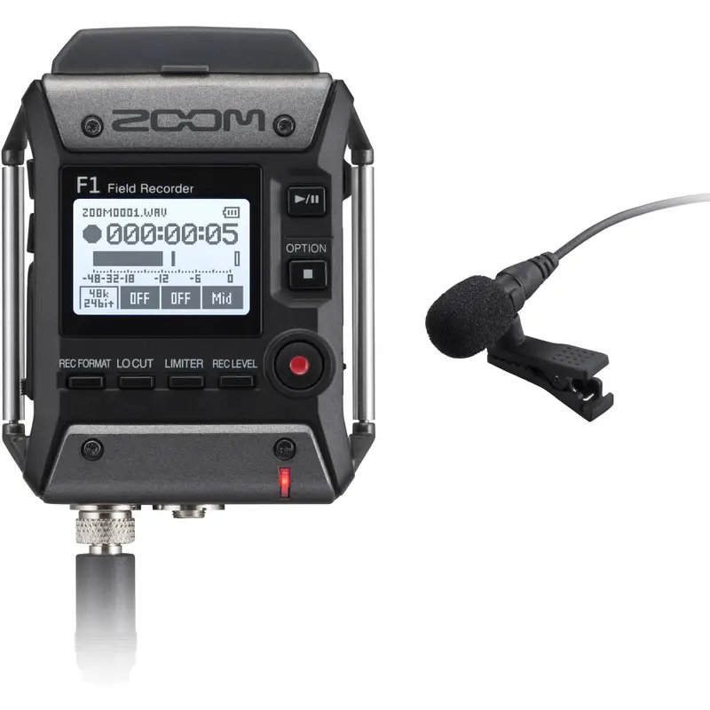 products zoom f1 lp field recorder lavalier mic 4302 products zoom f1 lp field recorder lavalier mic 4302
