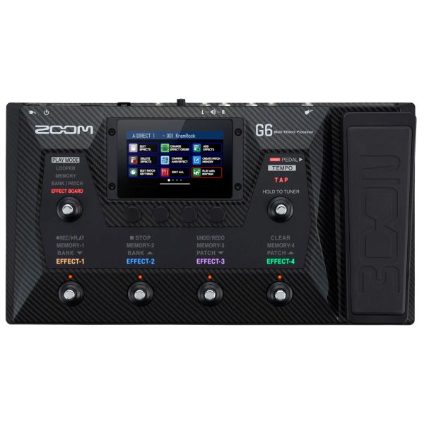 products zoom g6 multieffects processor 6609