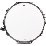DW Collector's DCEAM6514SNX552 SonicPly 14x6.5 inch Snare Drum, Natural to Quick Royal Blue Burst over Horizontal Padauk - Gambar 2