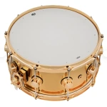 DW Collector's DCMR36514SGX713 Polished Brass 14x6.5 inch Snare Drum with Gold Hardware - Gambar 2