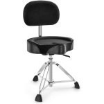 Donner DHT-250 Saddle Hydraulic Drum Throne with Backrest