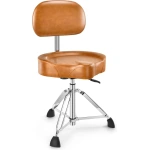 Donner DHT-250 Saddle Hydraulic Drum Throne with Backrest - Gambar 2