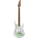 Donner DST-550 Electric Guitar with Gig Bag and Tremolo Bar, Turquoise Burst