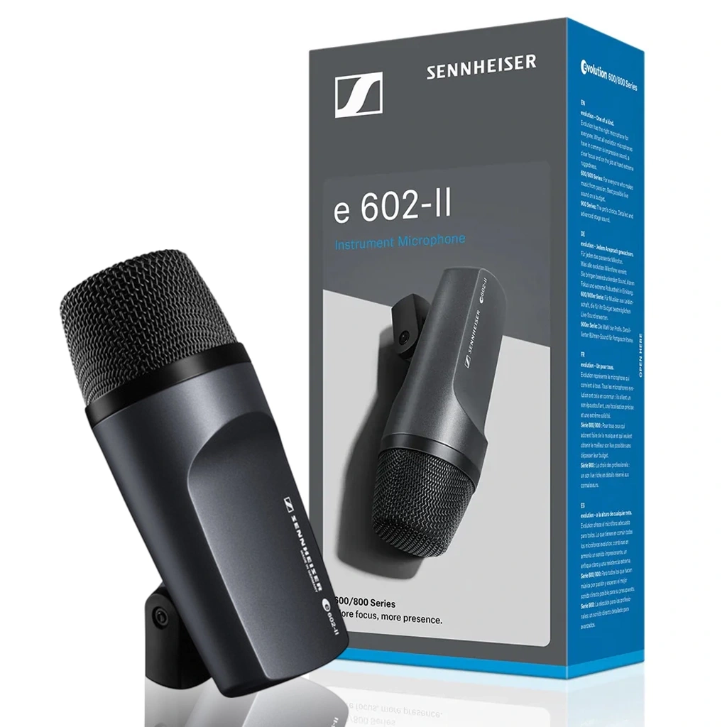 E602 II Sennheiser E 602-II Cardioid Dynamic Kick Drum Microphone - Gambar 1