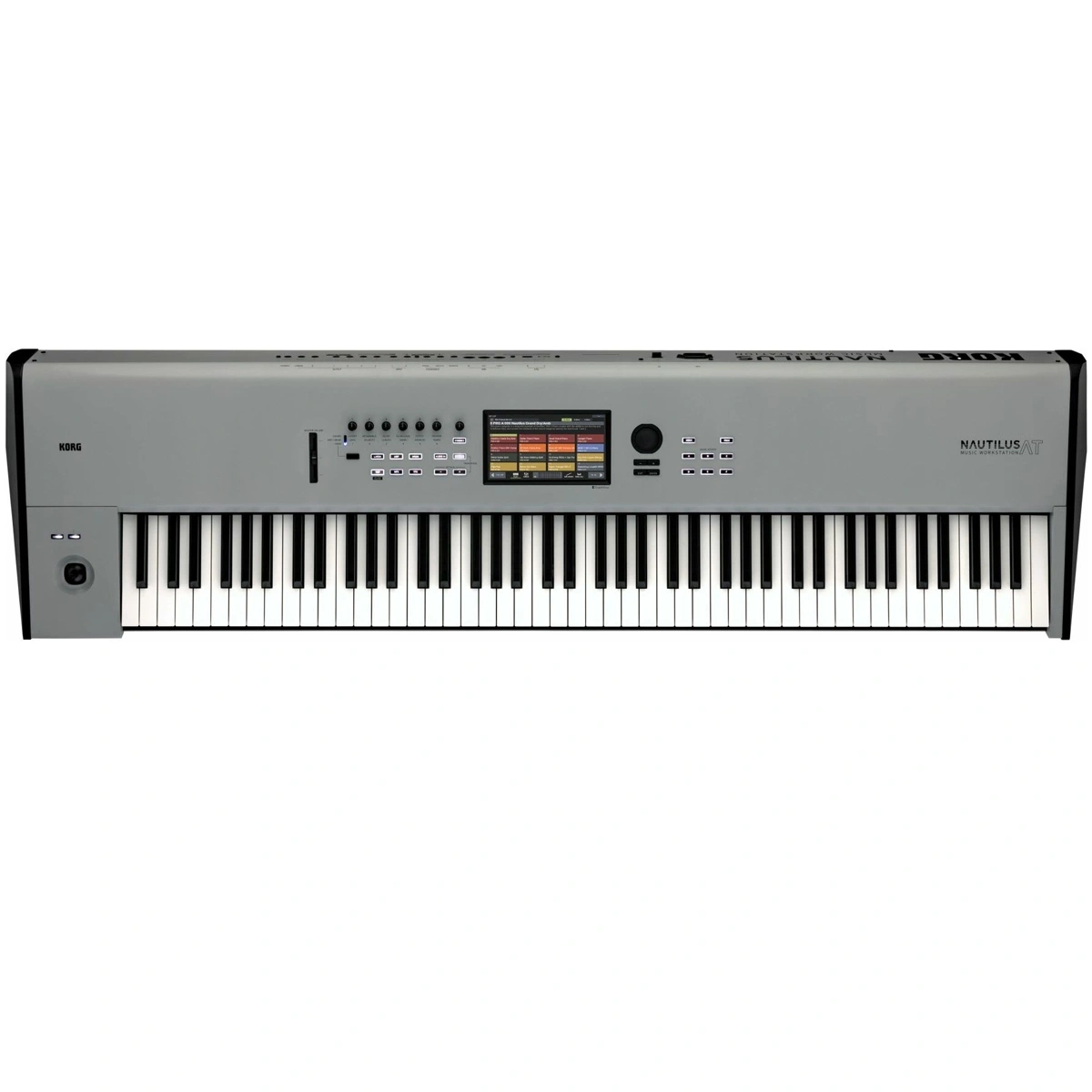 Nautilus-AT-73-GR Korg Nautilus AT 88 Limited Edition Synthesizer Workstation with Aftertouch, Gray - Gambar 1