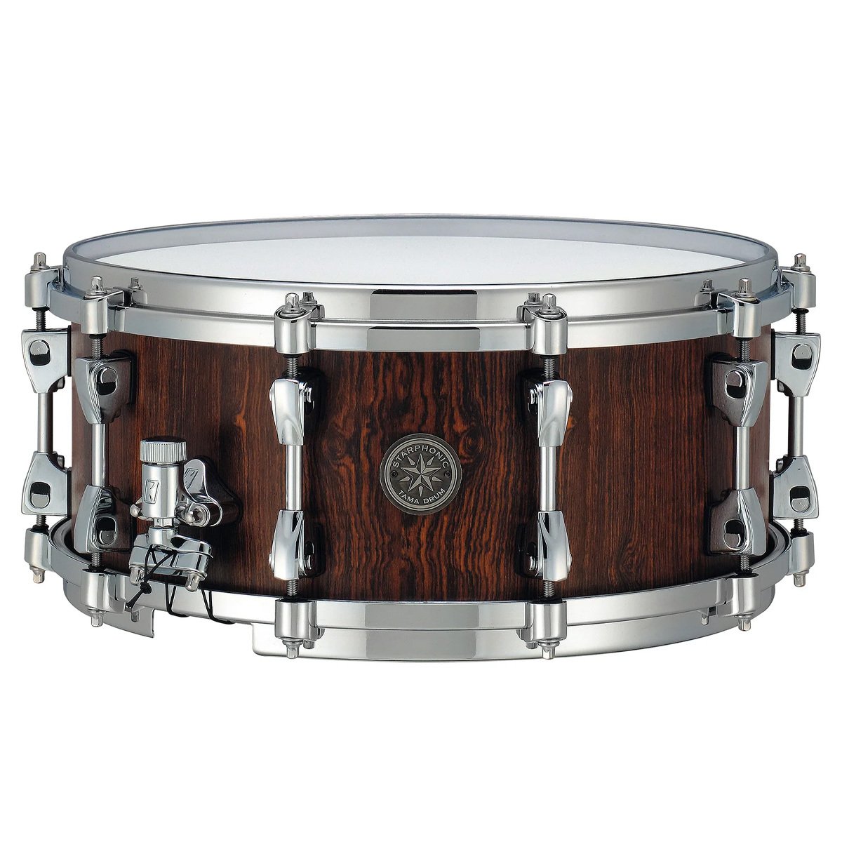 PBC146-MNC Tama PBC146-MNC 14x6 inch Starphonic Bubinga Snare Drum, Matte Natural Cordia Made in Japan - Gambar 1